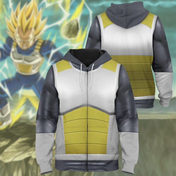 Gearhuman 3D Vegeta Saiyan Battle Armor Dragon Ball Super Custom Hoodie Apparel GV210918 3D Apparel