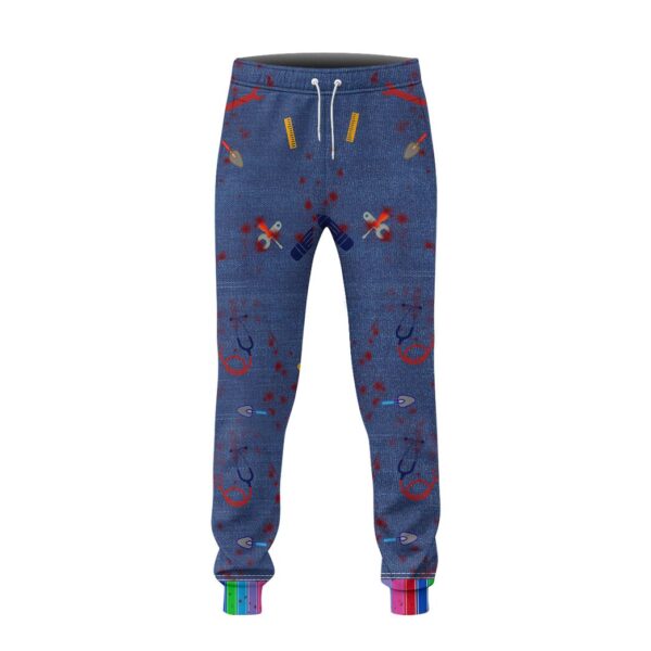 Gearhumans 3D Chucky Childs Play Custom Sweatpants