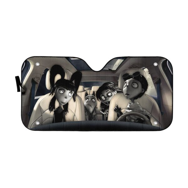 Gearhumans 3D Frankenweenie Custom Car Auto Sunshade