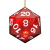 Gearhumans 3D DnD Dice Custom Ornament