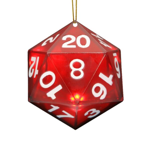 Gearhumans 3D DnD Dice Custom Ornament