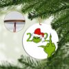 Gearhumans 3D The Grinch 2021 Christmas Stink Stank Stunk Custom Plastic Ornaments