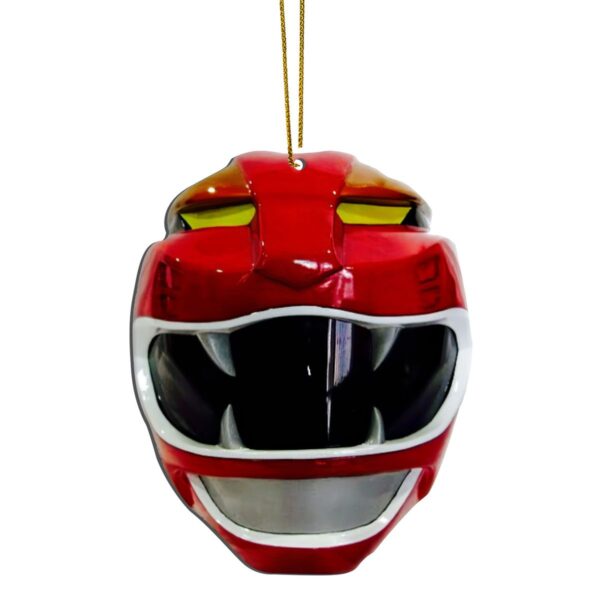 Gearhumans 3D Wild Force Red Power Rangers Christmas Custom Ornament