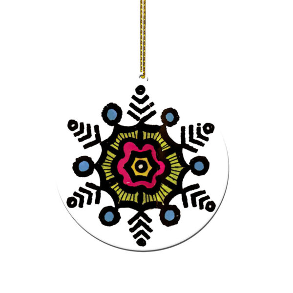 Gearhumans 3D ELV PRL On A Snowy Christmas Night Custom Ornament