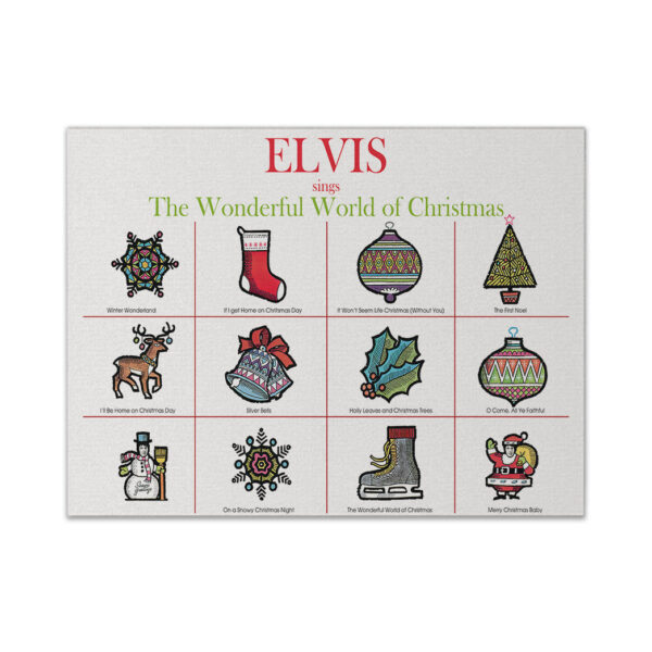 Gearhumans 3D ELV PRL The Wonderful World Of Christmas Custom Canvas