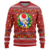 Gearhumans 3D Super Mario Toad Custom Ugly Christmas Sweater