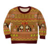 Gearhumans 3D Super Mario Donkey Kong Custom Kid Ugly Sweater