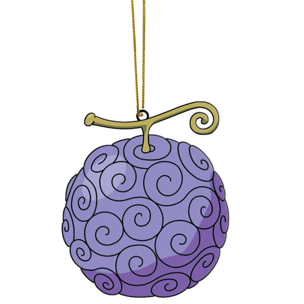 Gearhumans 3D Devil Fruits Gomu Gomu No Mi Custom Ornament