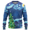 Gearhumans 3D Van Gogh Starry Night Custom Ugly Christmas Sweater