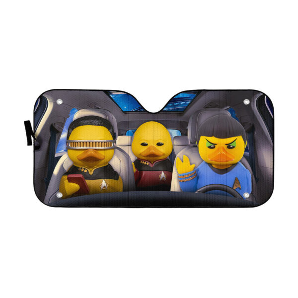 Gearhumans 3D Duck S.T Custom Car Auto Sunshade