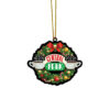 Gearhumans 3D FRIENDS Central Perk Christmas Custom Ornament
