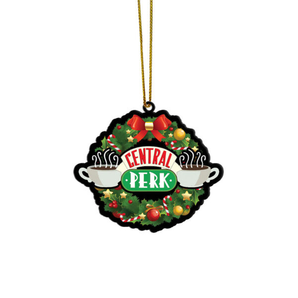 Gearhumans 3D FRIENDS Central Perk Christmas Custom Ornament