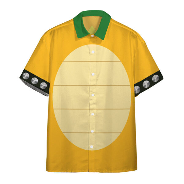 Gearhumans 3D Bowser Cosplay Custom Short Sleeve Shirt
