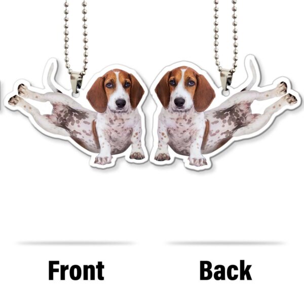 Gearhumans 3D Yoga Bealge Side Crow Pose Custom Car Hanging