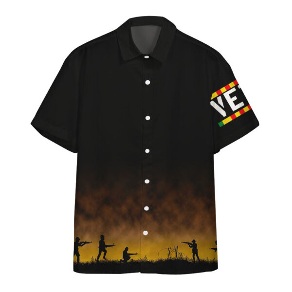 Gearhumans 3D Vietnam Veteran No Man Left Behind Custom Hawaii Shirt