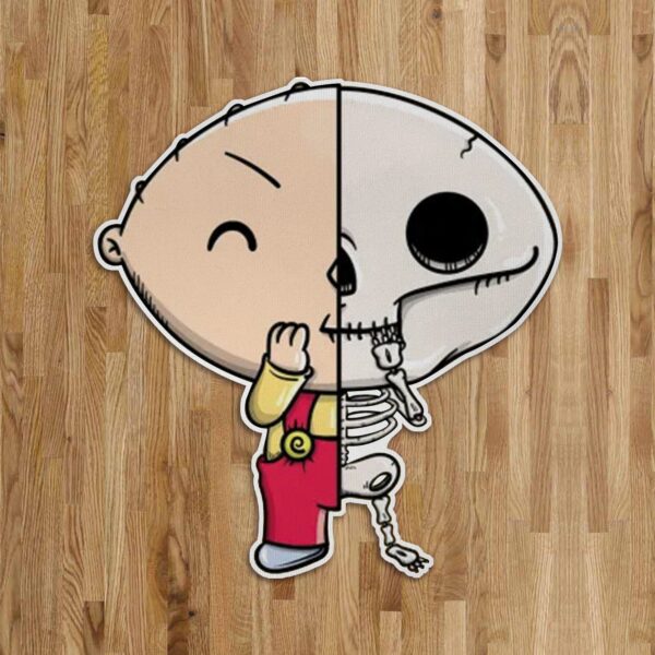 Alternative view of Gearhumans 3D Stewie Custom Shaped Doormat