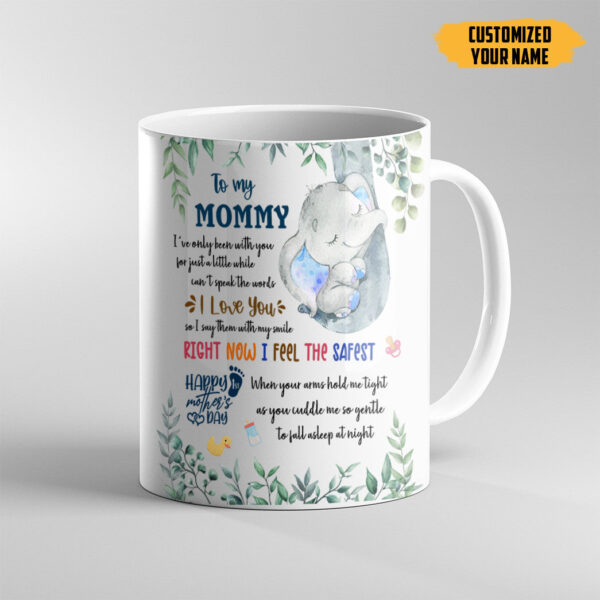 Gearhumans 3D First Mother Day To My Mommy Custom Name Custom Photo Mug