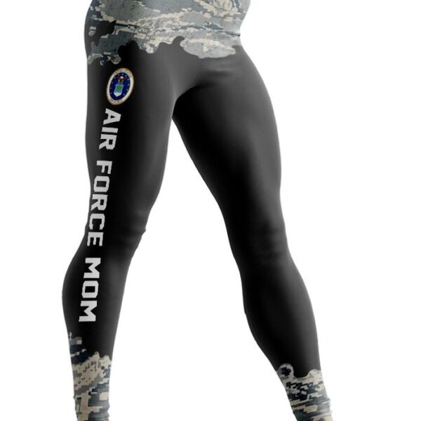 Gearhumans 3D Air Force Mom Mothers Day Custom Legging