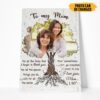Gearhumans 3D To My Mom Custom Name Custom Photo Canvas