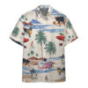 Gearhumans 3D French Bulldog Summer Beach Retro Custom Hawaiian Shirt