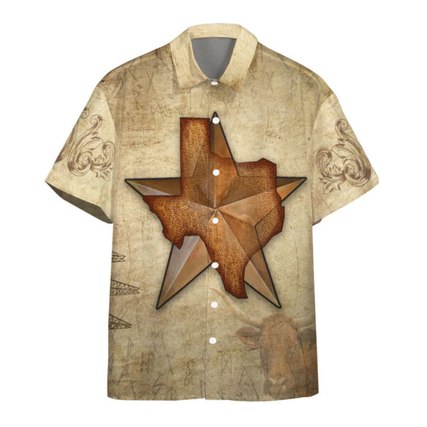 Gearhumans 3D 1845 The Lone Star State Texas Custom Hawaii Shirt