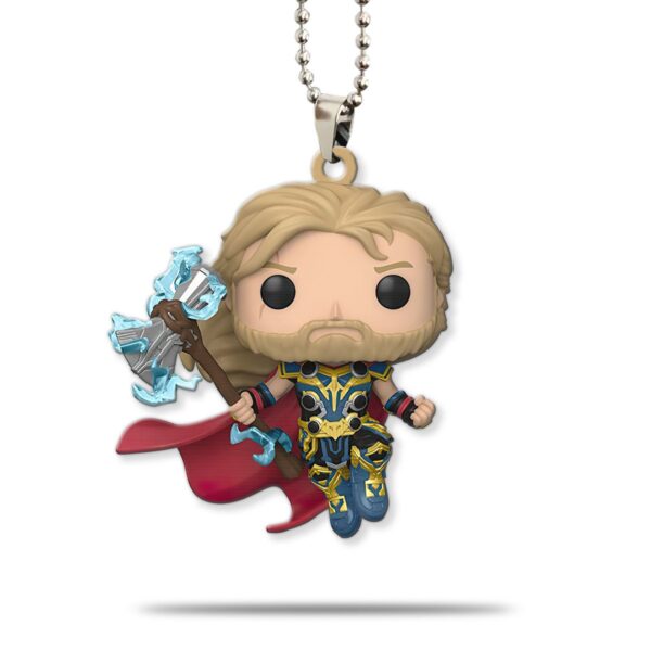 Gearhumans 3D Thor Love And Thunder Thor Power Custom Car Hanging