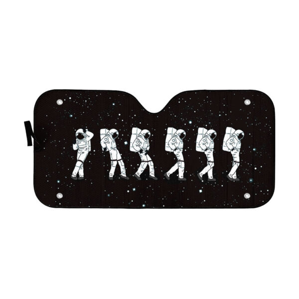 Gearhumans 3D Crotch Grab Moon Walk Astronaut Auto Sunshade