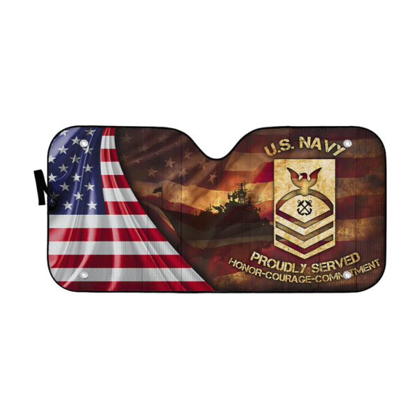 Gearhumans 3D US Navy Auto Sun Shade