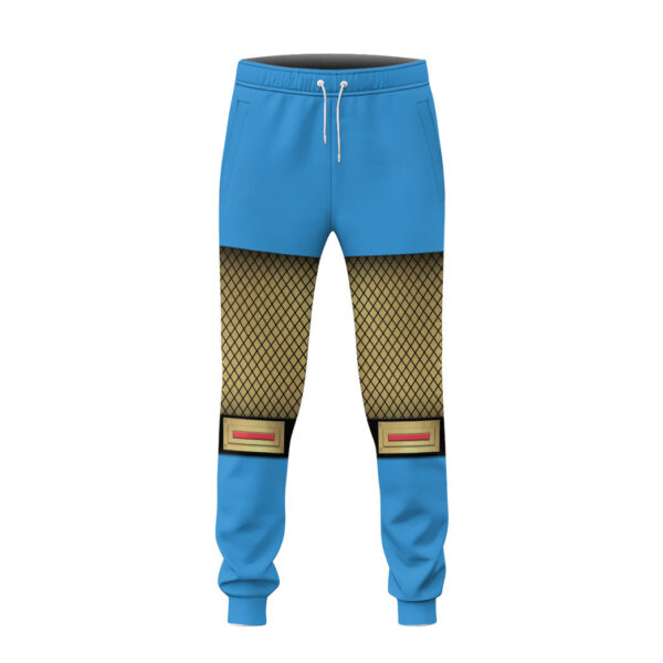 Gearhumans 3D The Blue Wind Rangers Ninja Storm Custom Sweatpants