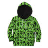 Gearhumans 3D DC The Riddler Custom Kid Hoodie