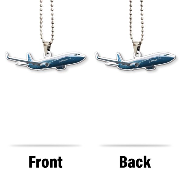 Alternative view of Gearhumans 3D Boeing 737 Airplane Custom Car Hanging