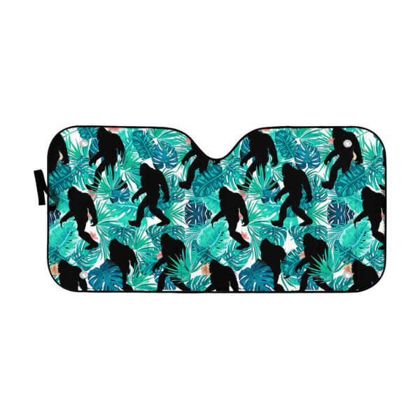 Gearhumans 3D Bigfoot Tropical Hawaii Car Auto Sunshade