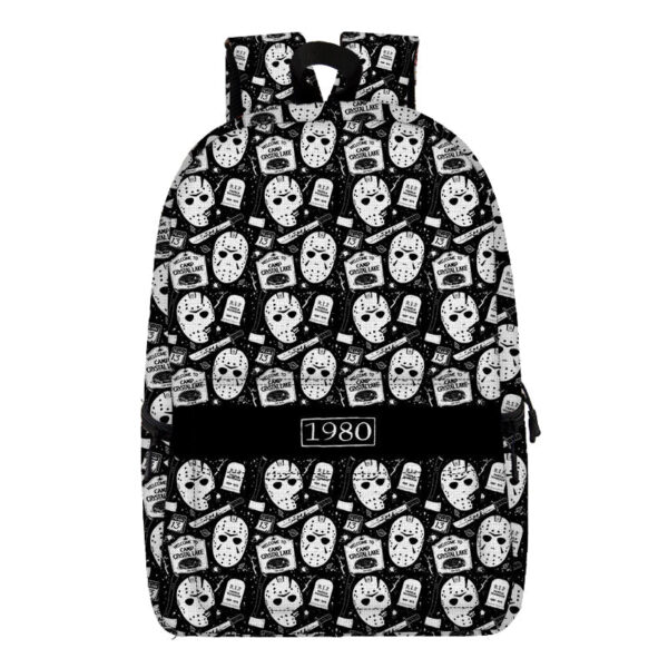 Gearhumans 3D Friday The 13th Jason Voorhees Custom Backpack
