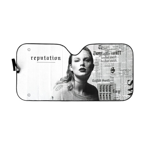 Gearhumans 3D Taylor Swift Reputation Custom Auto Car Sunshade