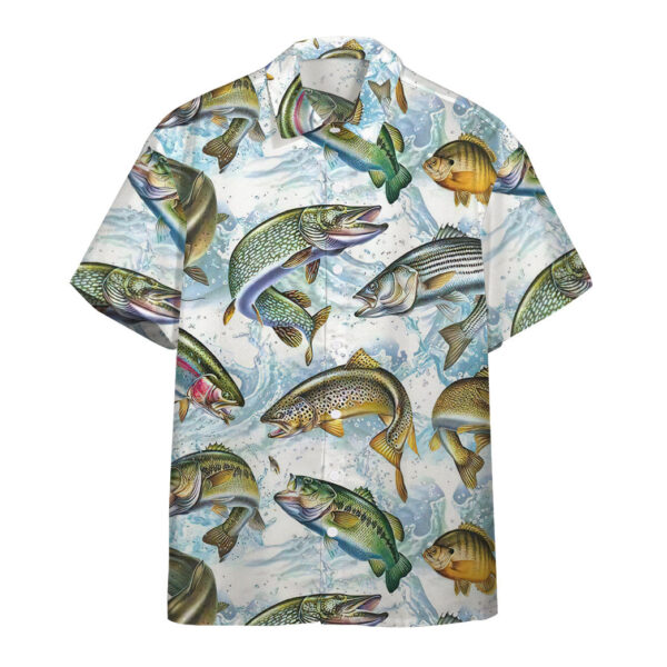 Gearhumans 3D Fresh Water Fishing Fish Custom Hawaii Shirt