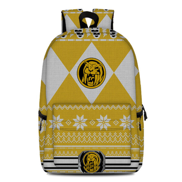 Gearhumans 3D Yellow MIGHTY MORPHIN Power Ranger Custom Backpack
