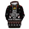 2018 First Christmas With My Hot New Husband Custom T-shirt - Hoodies Apparel HD-UGL110208 3D Custom Fleece Hoodies Hoodie S