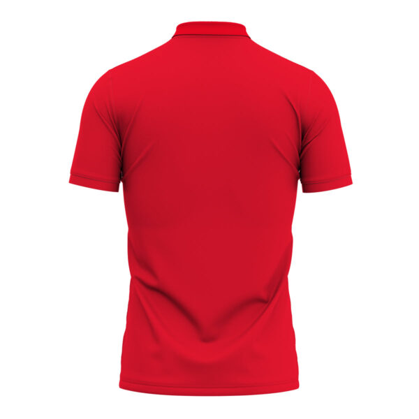 Alternative view of Gearhumans 3D ST Command Uniform Red Custom Polo Shirt
