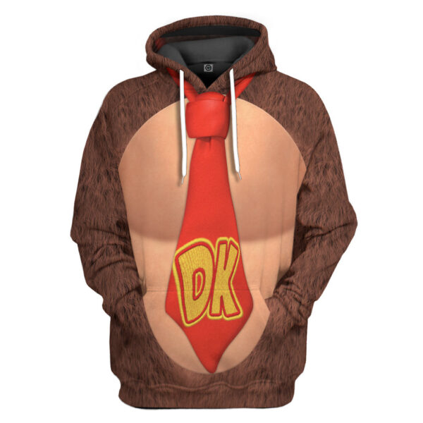 Gearhumans 3D Donkey Kong Custom Tshirt Hoodie Apparel