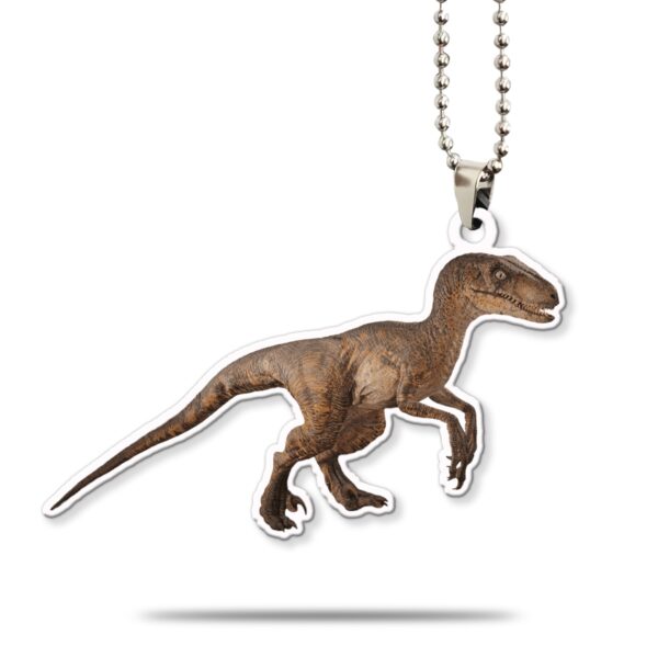 Gearhumans 3D Velociraptor Dinosaur Custom Car Hanging