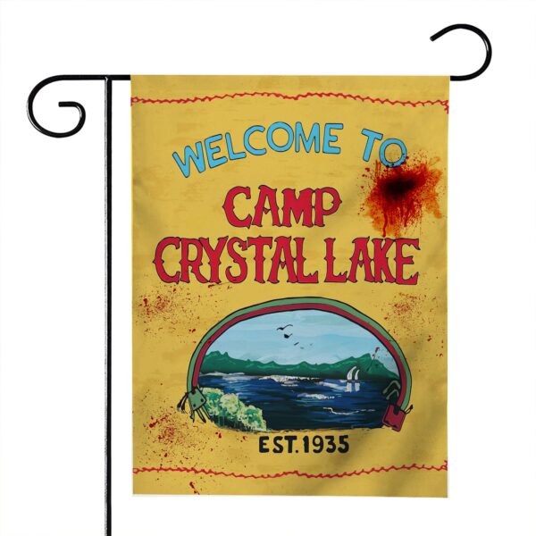Gearhumans 3D Friday The 13th Welcome To Crystal Lake Custom Flag