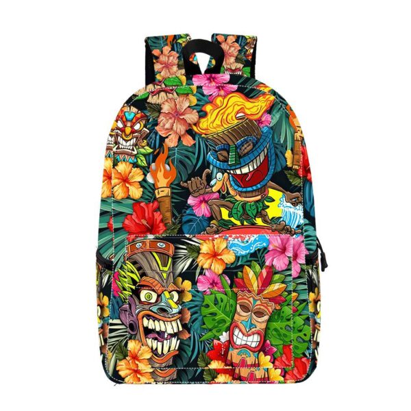 Gearhumans 3D Tiki Tiki Awesome Custom Backpack
