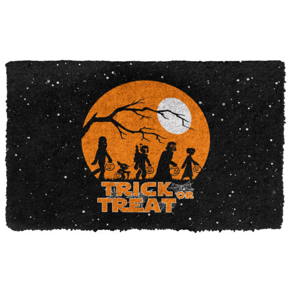 Gearhumans 3D SW Trick Or Treat Custom Doormat
