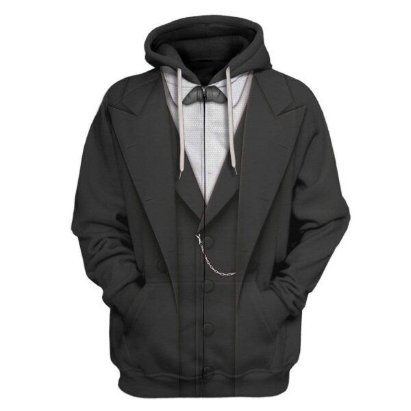 3D Full-Print Abraham Lincoln Apparel HD-AT01111914 3D Custom Fleece Hoodies Zip Hoodie S 