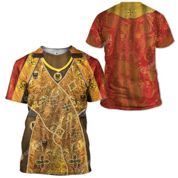 3D Full-Print Charlemagne Apparel HD-DT31101904 3D Custom Fleece Hoodies 