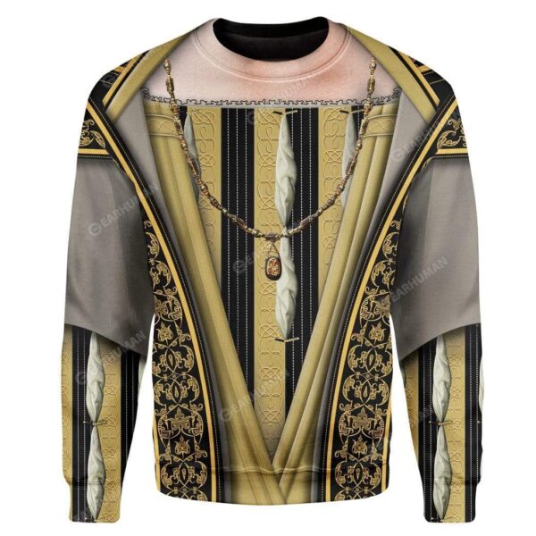 3D Full-Print Francis I Of France Apparel HD-AT04111901 3D Custom Fleece Hoodies Long Sleeve S