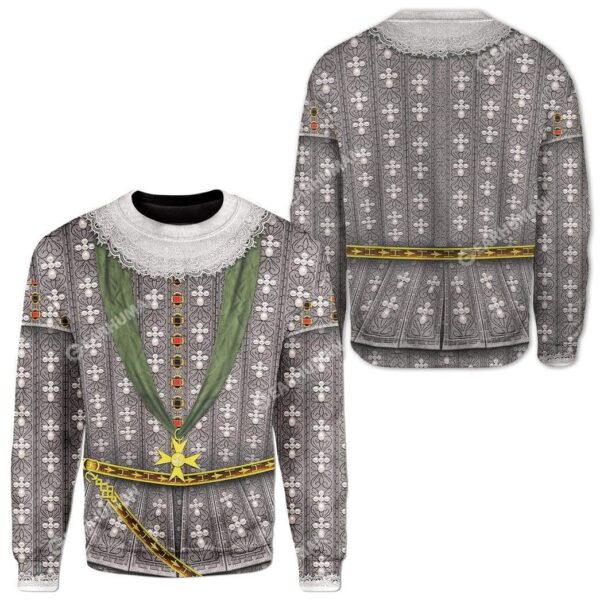 3D Full-Print Henry IV Of France Apparel HD-AT01111916 3D Custom Fleece Hoodies 