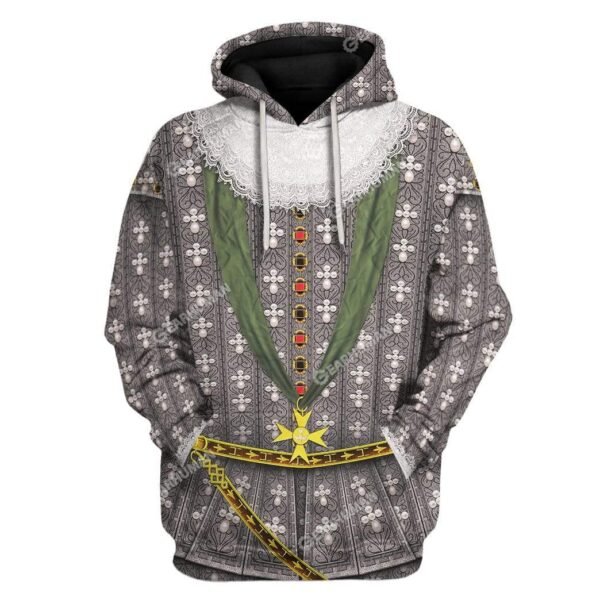 3D Full-Print Henry IV Of France Apparel HD-AT01111916 3D Custom Fleece Hoodies Hoodie S 