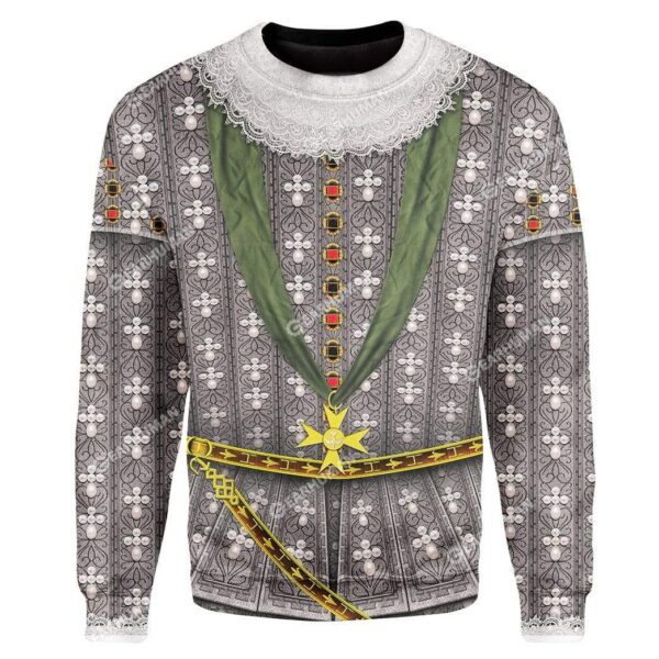 3D Full-Print Henry IV Of France Apparel HD-AT01111916 3D Custom Fleece Hoodies Long Sleeve S