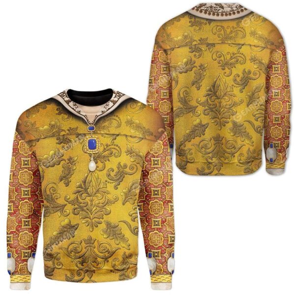 3D Full-Print Mary I of England Apparel HD-AT31101909 3D Custom Fleece Hoodies 